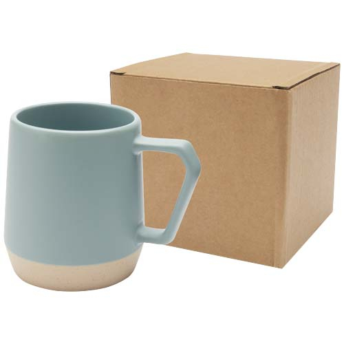 Mug promotionnel mat 300ml céramique Dolce Bleu récif